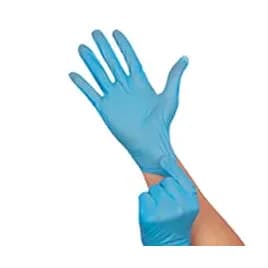 Gloves Large (LG) Blue Nitrile Rubber Vinyl Disposable Powder-Free 1000/Case