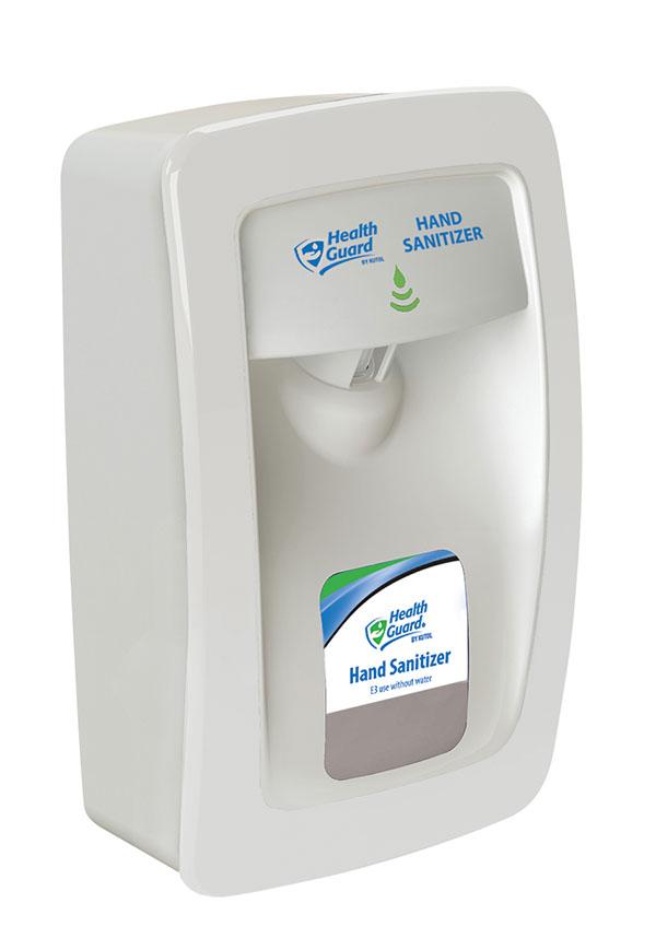 Hand Sanitizer Dispenser White Gray Hands Free 1/Each