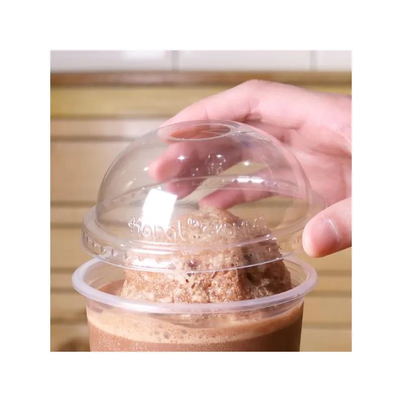 Karat® Lid Dome PP Clear For 32 OZ Container With Hole 600/Case