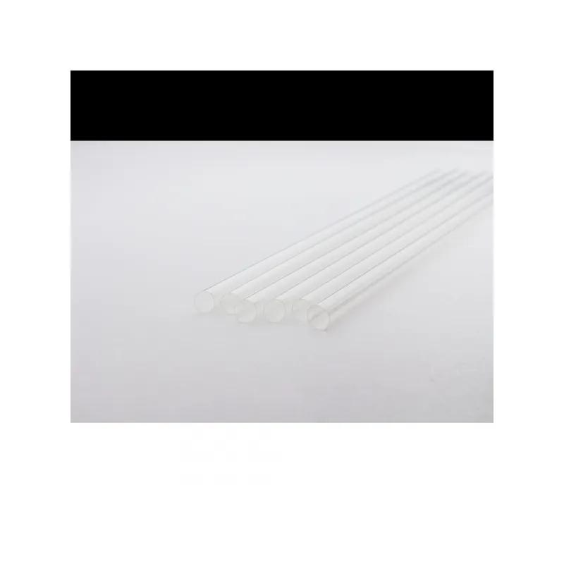 Karat Earth Colossal & Boba Straw 0.394X9 IN PLA Clear Paper Wrapped Straight Cut 1600/Case