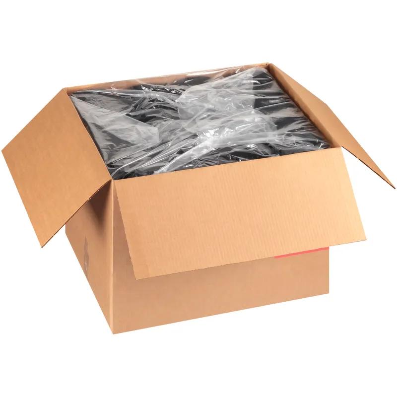 Take-Out Container Hinged 6X6 IN PP Black Perforated 450/Case