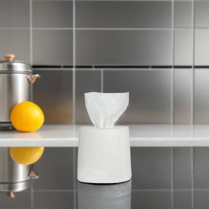 Cleaning Wipe Spunlace White Centerpull Smooth 333 Sheets/Roll 6 Rolls/Case