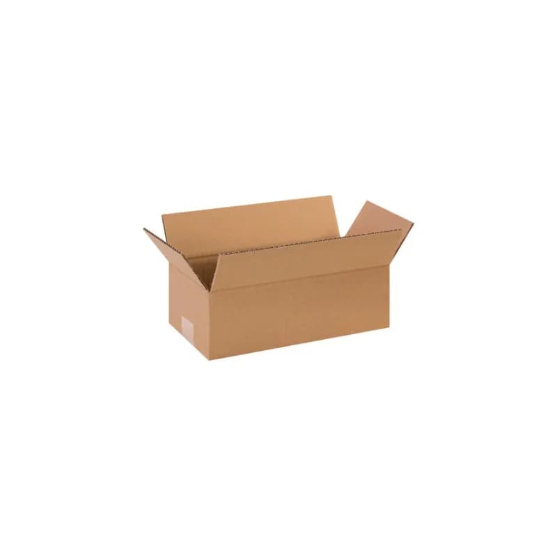 Box 12X6X4 IN Kraft Corrugated Paperboard 1/Each