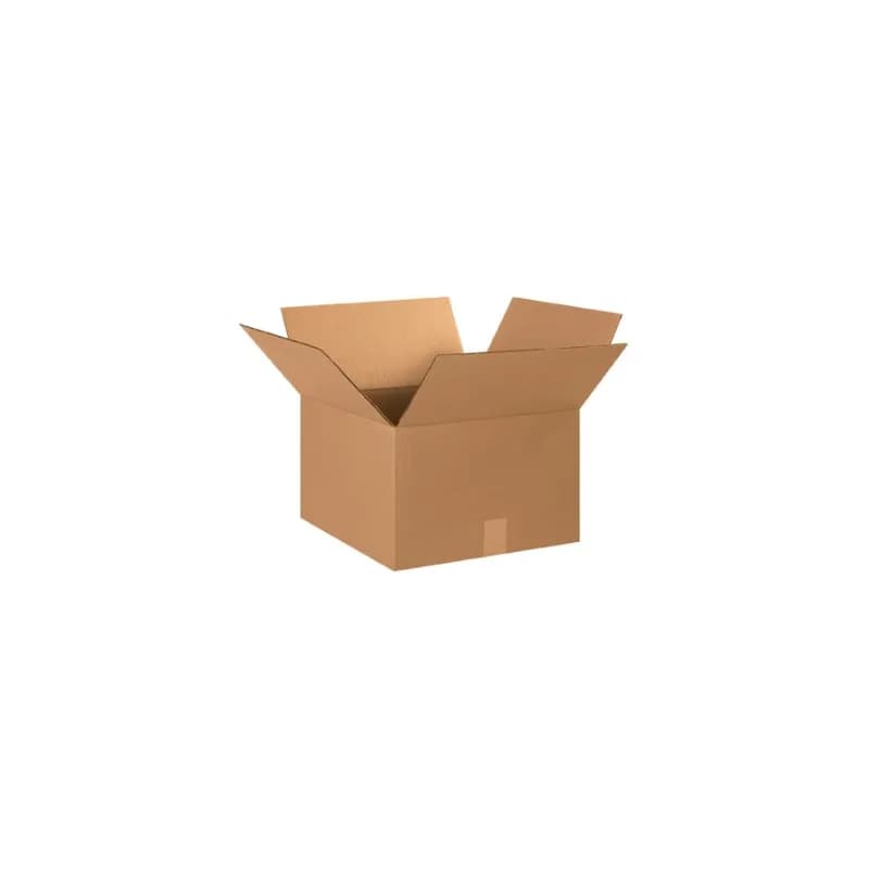 Box 15X15X10 IN Kraft Corrugated Cardboard 32ECT 1/Each