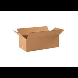 Flat Box 22X10X6 IN Kraft Corrugated Cardboard 32ECT 1/Each