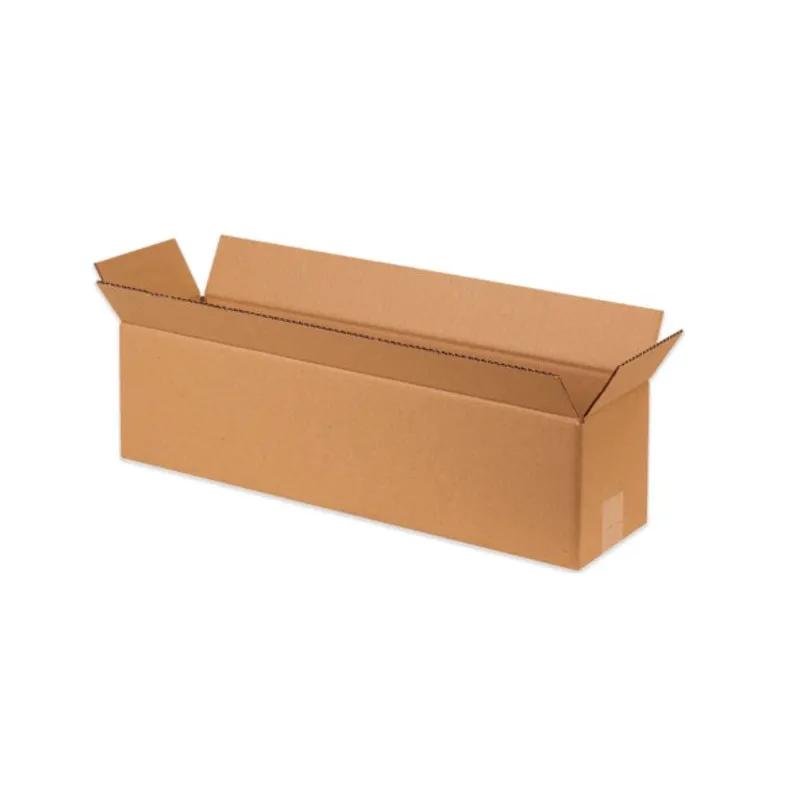 Box 40X8X8 IN Kraft Corrugated Cardboard 32ECT 200# 1/Each