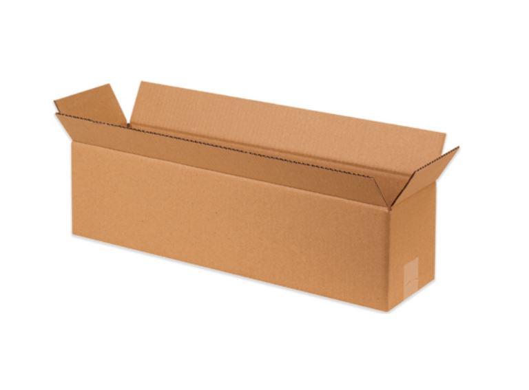 Box 40X8X8 IN Kraft Corrugated Cardboard 32ECT 200# 1/Each