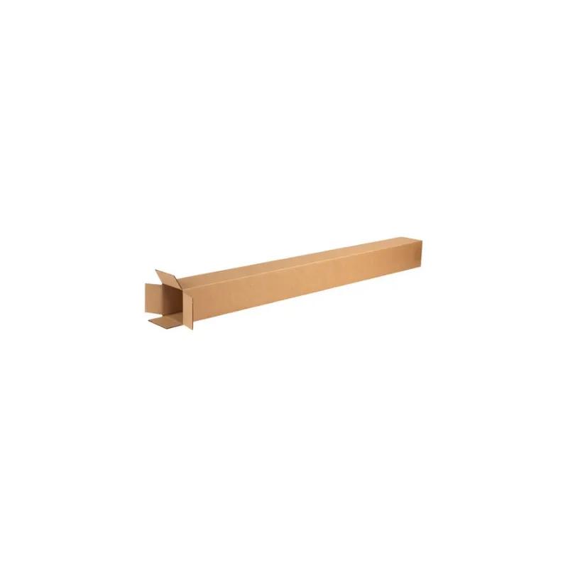 Box 4X4X48 IN Kraft Corrugated Paperboard 32ECT 200# 1/Each