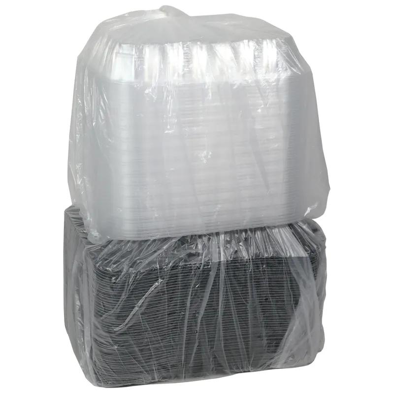 Barn & Lunch Box 16 OZ 14X10.5X4 IN MFPP OPS Black Clear With Handle Large Vented Microwavable-Base Only 50/Case