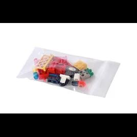 Bag 3X5 IN Plastic 2MIL Clear With Zip Seal Closure 1000/Case