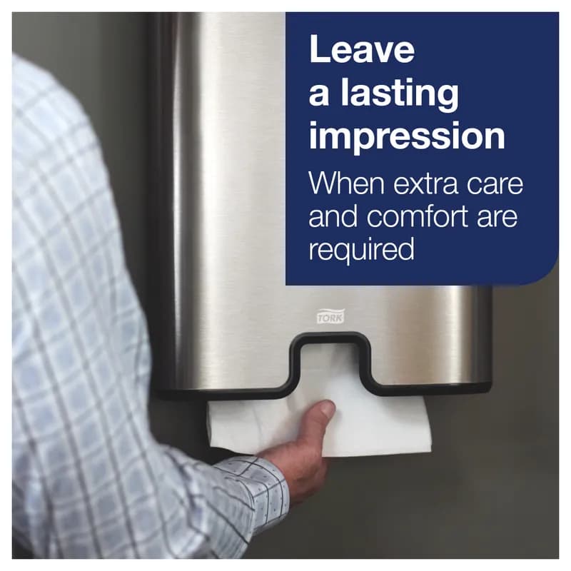 Tork Xpress Folded Paper Towel H2 9.5X9.125 IN 3.17X9.125 IN White Multifold Z Embossed Refill 189 Count/Case