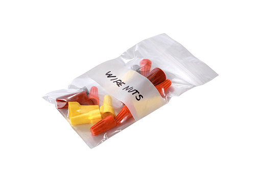 Bag 12X9+0.002 IN With Zip Seal Closure Label Strip 1000/Case