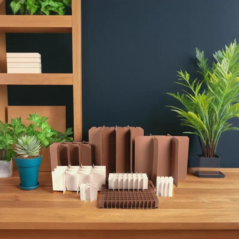 Mac Book Partition 17.875X14.0625X10.25 IN 5 Compartment Kraft Cardboard -/Pack