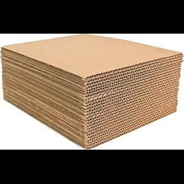 Corrugated Sheet 12X12.25 IN Kraft Cardboard 32ECT 1/Each