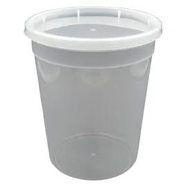 Deli Container Base & Lid Combo 32 OZ PP Round 240/Case