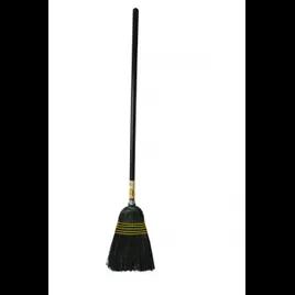 Bristles Lobby Broom 24 LB 42IN Black Wood Natural Fiber Painted 1/Each