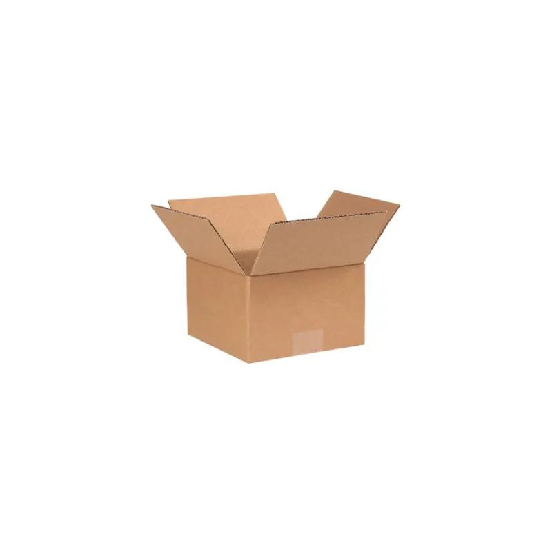 Box 7X7X4.5 IN Kraft Corrugated Paperboard 32ECT 200# 1/Each