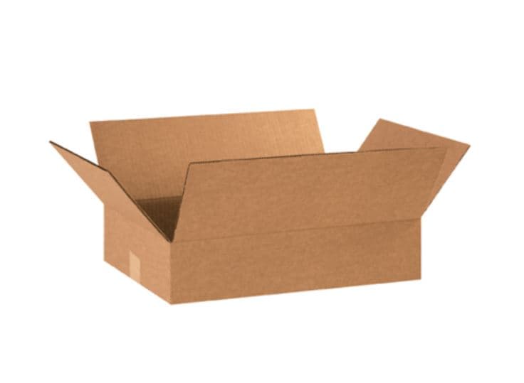 Box 18X12X4 IN Kraft Corrugated Cardboard 32ECT 200# 25 Count/Bundle