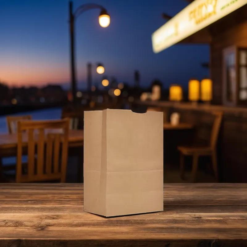 Grocery Bag 12X7X17 IN 1/6 65 LB Kraft 500/Bundle