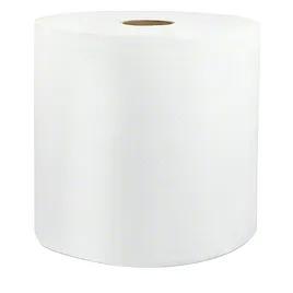 Livi® VPG Roll Paper Towel 8IN X600FT 1PLY White Embossed Hardwound 6/Case