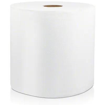 Livi® VPG Roll Paper Towel 8IN X600FT 1PLY White Embossed Hardwound 6/Case