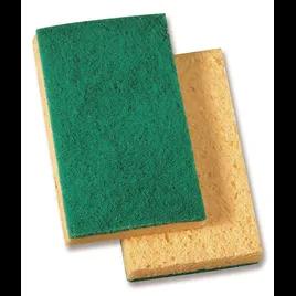 Niagara™ 74N Scrubbing Sponge 3.7X6 IN Medium Duty Yellow Green 20/Case