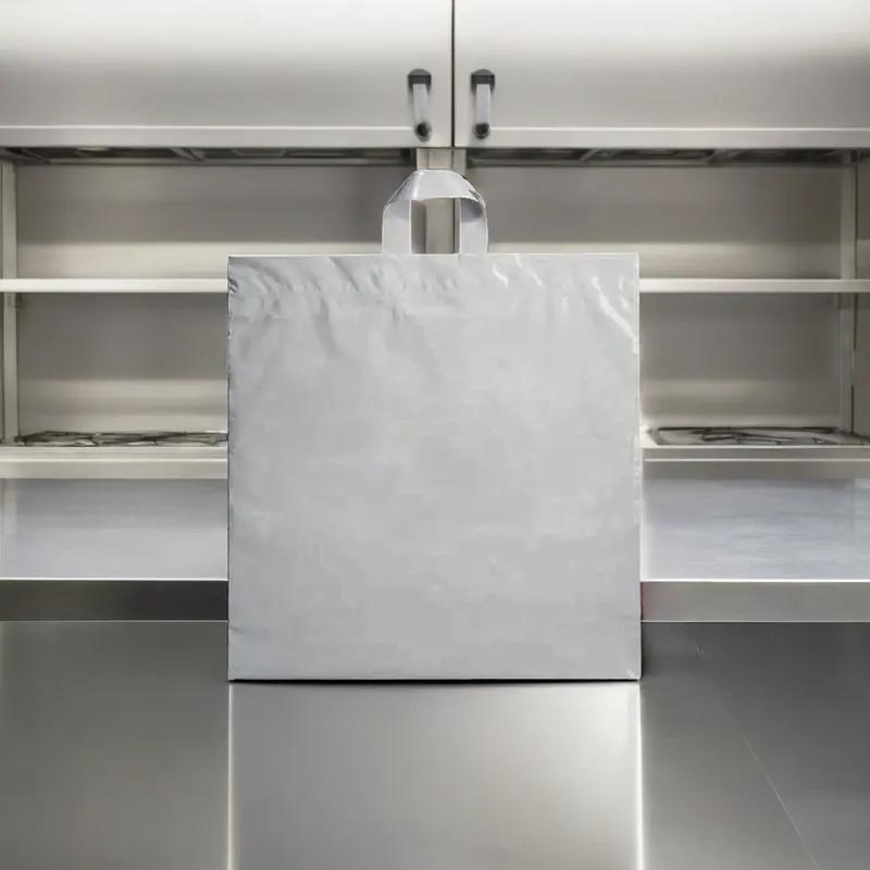 Catering Bag 18X17.5X18 IN White With Clip Loop Handle Closure 100/Case