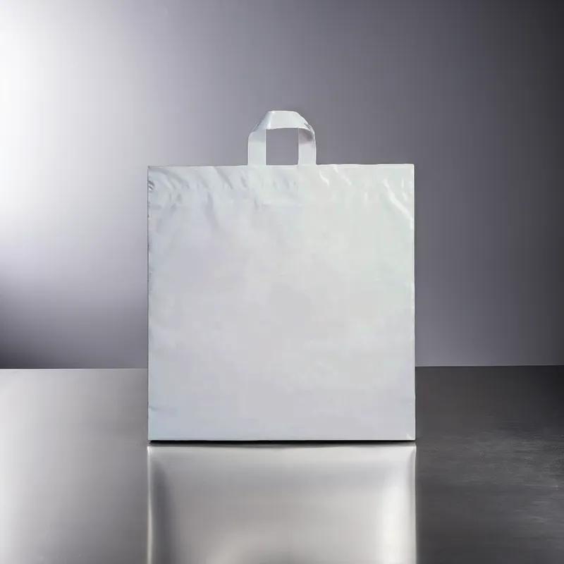 Catering Bag 18X17.5X18 IN White With Clip Loop Handle Closure 100/Case