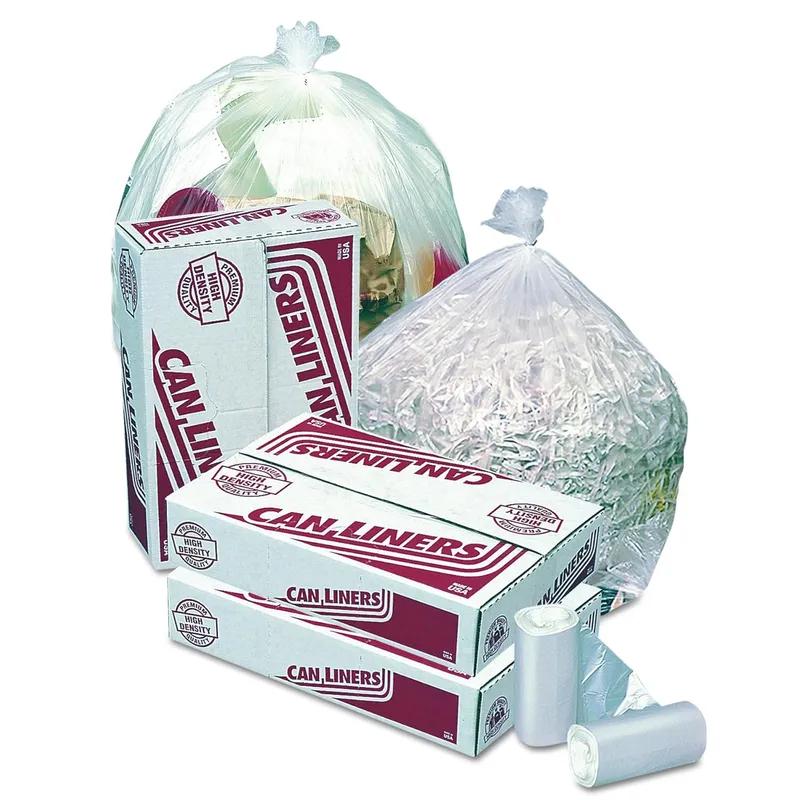 Liner 24X33 IN 12-16 GAL Natural 6MIC Perforated 1000/Case