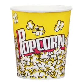 Bucket & Tub 130 OZ Popcorn Print 500/Case