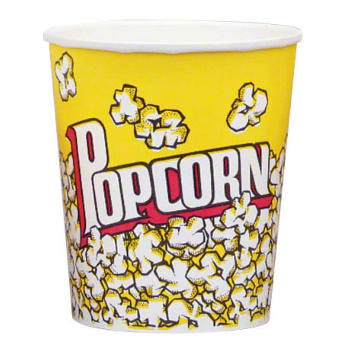 Bucket & Tub 130 OZ Popcorn Print 500/Case