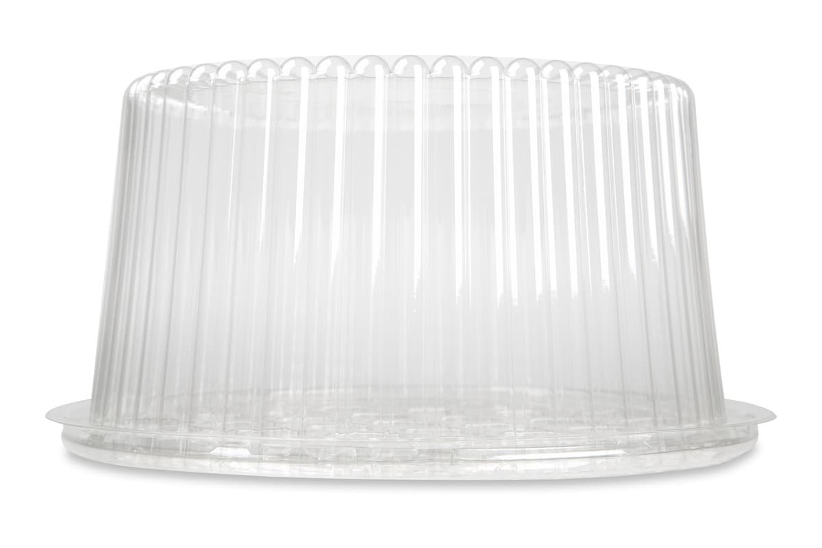 DisplayCake® Bakery Container & Lid Combo 8 IN Clear Deep 160/Case