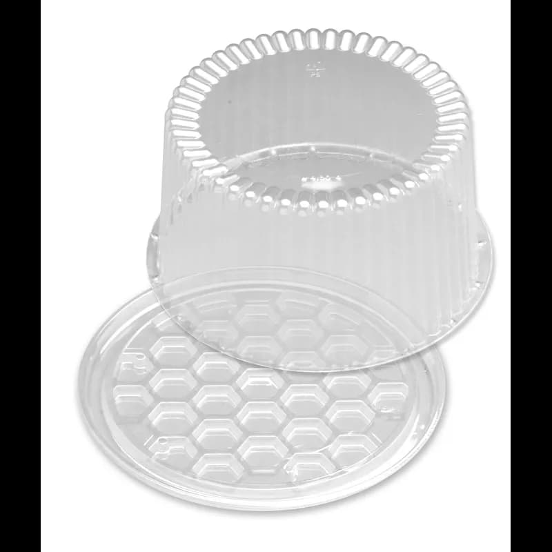 DisplayCake® Bakery Container & Lid Combo 8 IN Clear Deep 160/Case