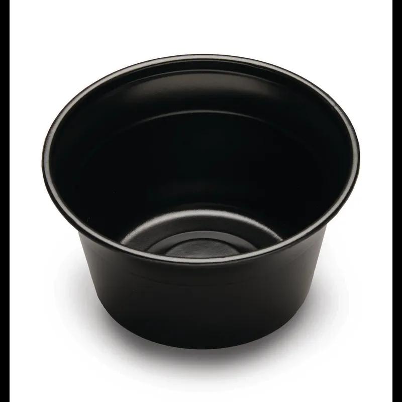 Take-Out Container Base 12 OZ PS Black 1000/Case