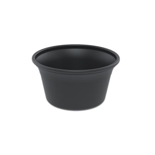Take-Out Container Base 12 OZ PS Black 1000/Case