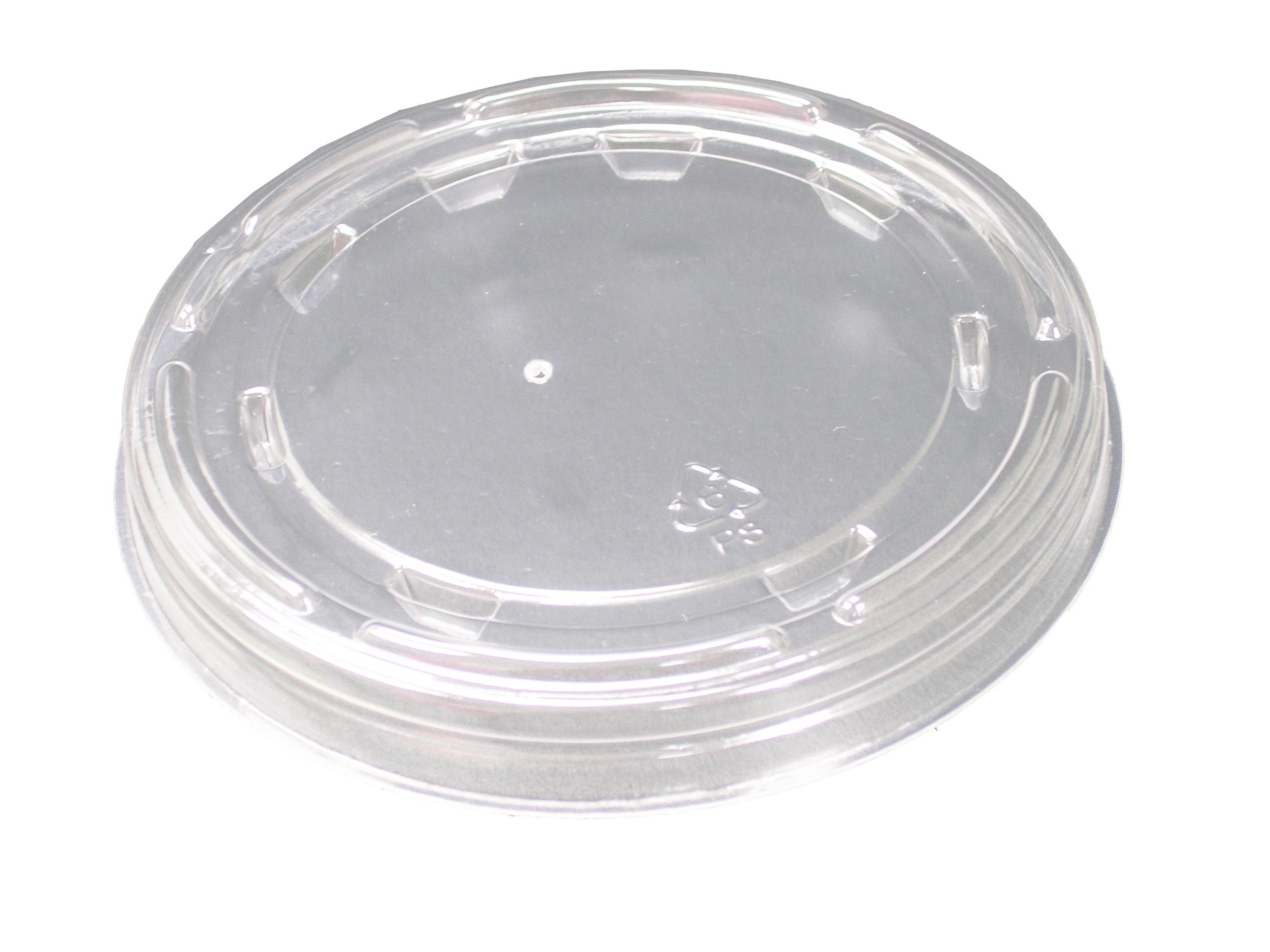 Lid Flat OPS Clear For Deli Container Vented 1000/Case
