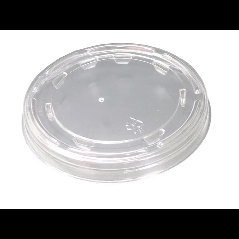 Lid Flat OPS Clear For Deli Container Vented 1000/Case