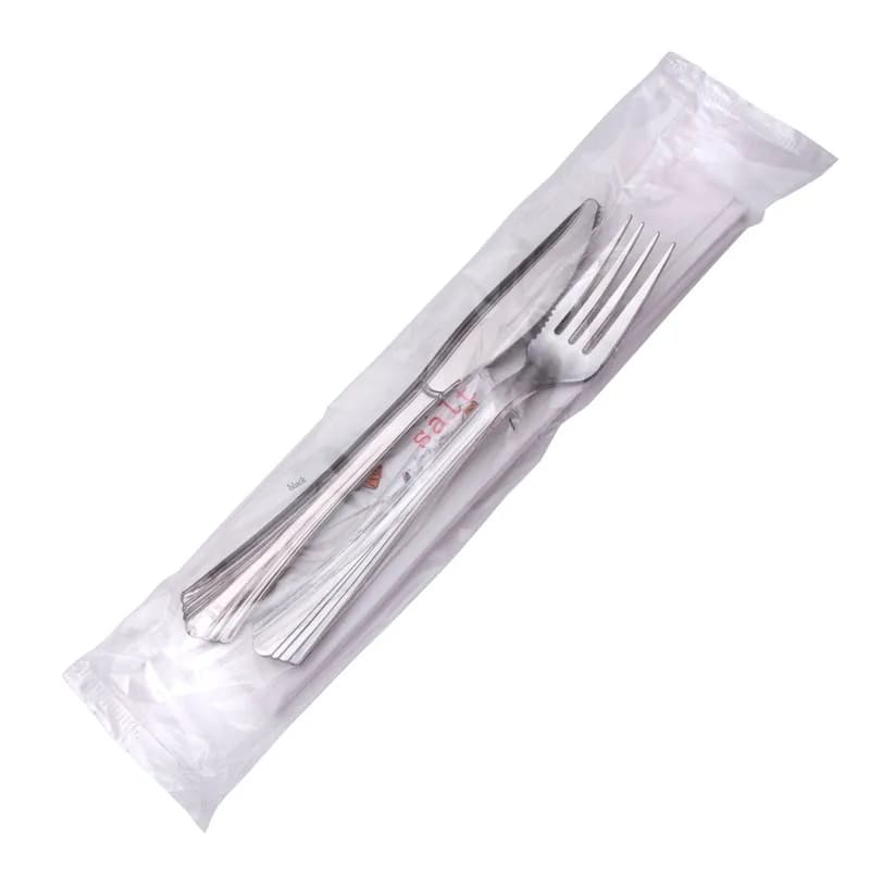 Reflections 5PC Cutlery Kit With 2PLY 15X13 Napkin,Fork,Knife,Salt & Pepper 125/Case