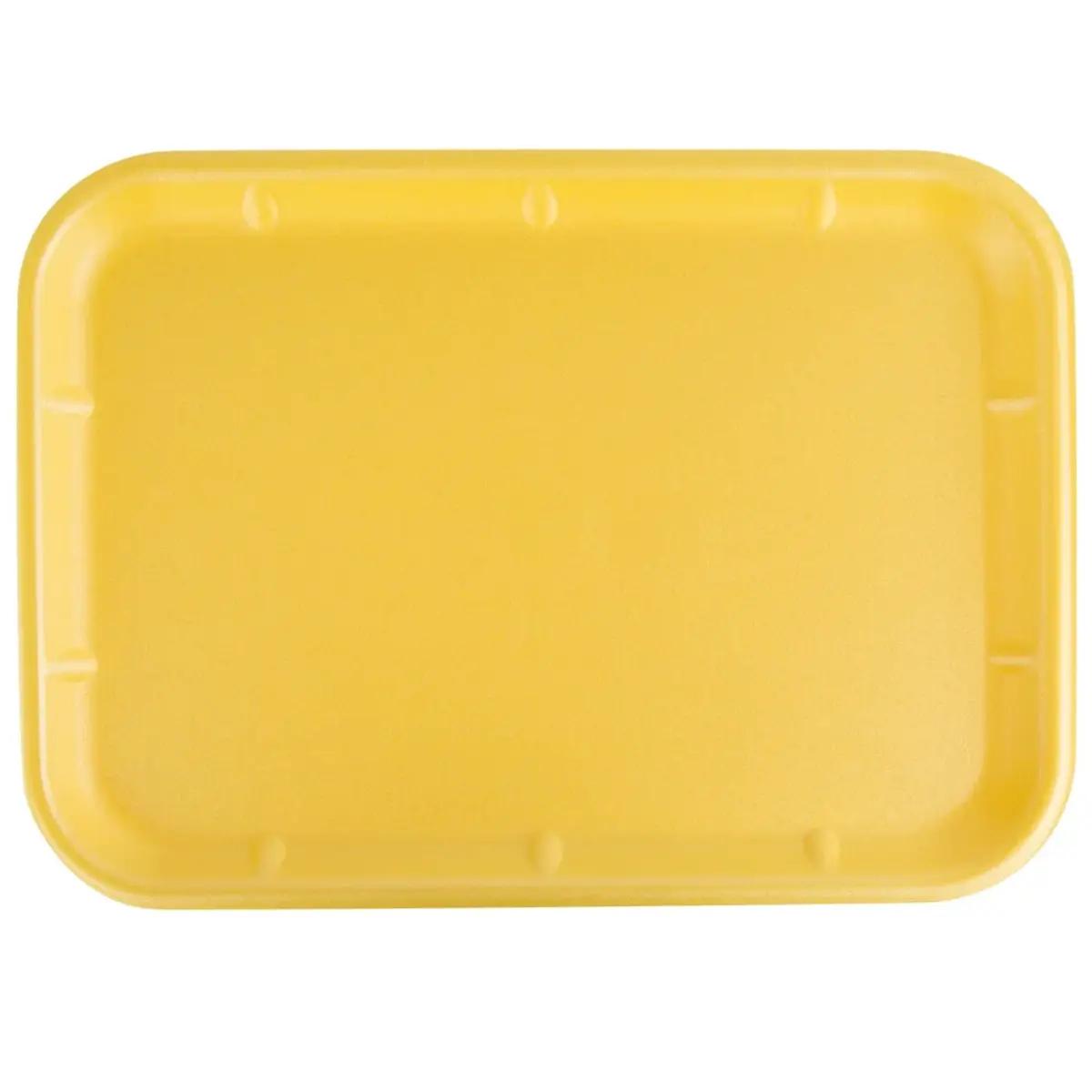 Meat Tray 10X14 IN Foam Yellow 100/Case