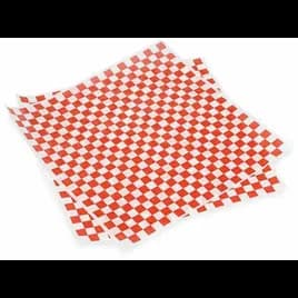Foil Sheets 12X12 IN Red Check Laminated 500 Count/Pack 5 Packs/Case 2500 Count/Case