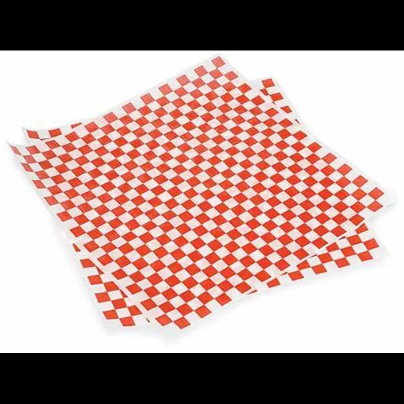 Foil Sheets 12X12 IN Red Check Laminated 500 Count/Pack 5 Packs/Case 2500 Count/Case