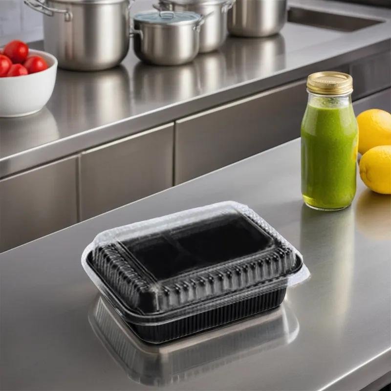 WNA Atrium Lid Dome OPS Clear Rectangle For Container 1000/Case