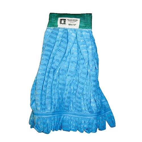 Impact® Wet Mop Medium (MED) Blue Microfiber Tube Heavy Duty Mesh Headband 1/Each