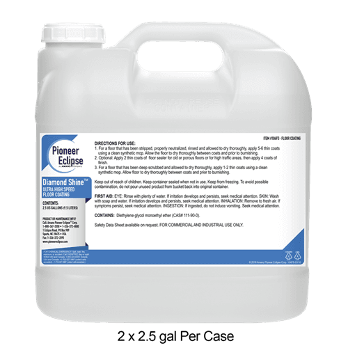 Diamond Shine™ Floor Coating 2.2 GAL Ultra High Speed (UHS) 2/Case