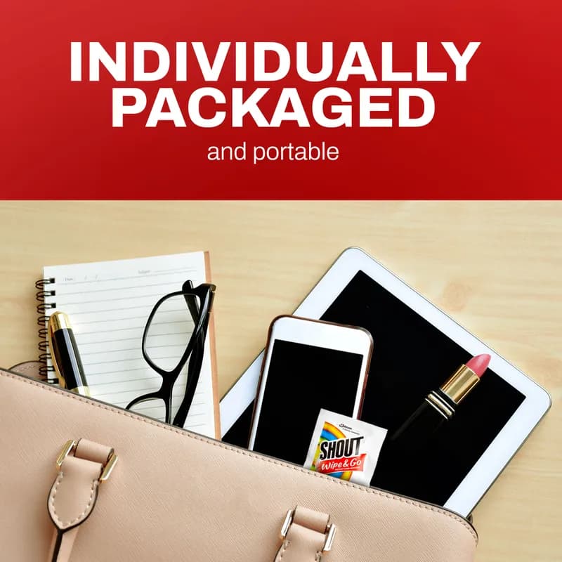 SC Johnson Professional® Shout® Laundry Stain Remover Towelette Instant 80/Case