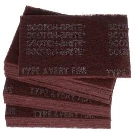 Scotch-Brite 7447 General Purpose Cleaning Pad 9X6 IN Maroon Rectangle 20/Box