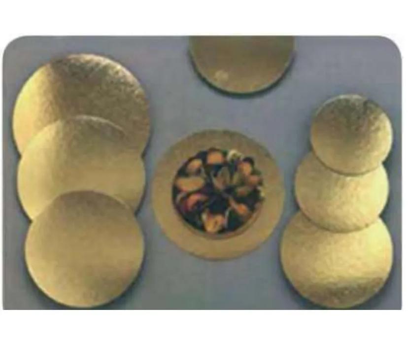 Cake Circle 6.25 IN Paperboard Gold 100/Pack