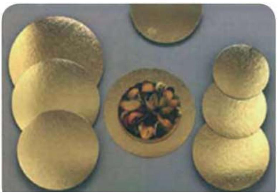 Cake Circle 6.25 IN Paperboard Gold 100/Pack