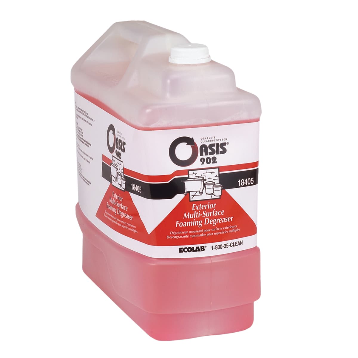 Oasis 902 All Purpose Cleaner Degreaser 2.5 GAL Multi Surface Exterior Foam 1/Case