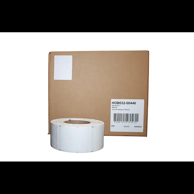 Hobart Quantum HOB032-00446 Weight Scale Blank Label 3 IN Thermal 1000 Count/Roll 16 Rolls/Case 16000 Count/Case